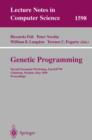 Genetic Programming : Second European Workshop, EuroGP'99, Goteborg, Sweden, May 26-27, 1999, Proceedings - eBook