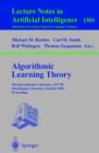 Algorithmic Learning Theory : 9th International Conference, ALT'98, Otzenhausen, Germany, October 8-10, 1998 Proceedings - eBook