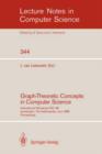 Graph-Theoretic Concepts in Computer Sciences : International Workshop WG '88 Amsterdam, the Netherlands, June 15-17, 1988, Proceedings - Book