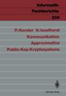 Approximative Public Key Kryptosysteme - Book