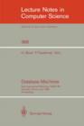 Database Machines : Sixth International Workshop, Iwdm '89, Deauville, France, June 19-21, 1989. Proceedings - Book