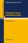 Homotopy Theory and Related Topics : Proceedings of the International Conference Held at Kinosaki, Japan, August 19-24, 1988 - Book