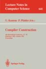 Compiler Construction : 4th International Conference, Cc '92, Paderborn, Frg, October 5-7, 1992. Proceedings - Book