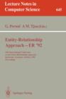 Entity-Relationship Approach - ER'92 : 11th International Conference on the Entity-Relationship Approach, Karlsruhe, Germany, October 7-9, 1992 - Proceedings - Book