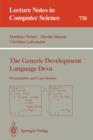 The Generic Development Language Deva : Presentation and Case Studies - Book