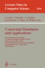 Constraint Databases and Applications : Second International Workshop on Constraint Database Systems, Cdb '97, Delphi, Greece, January 11-12, 1997, CP'96 Workshop on Constraints and Databases, Cambrid - Book