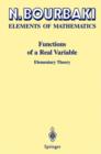 Functions of a Real Variable : Elements of Mathematics Functions of a Real Variable - Book