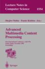 Advanced Multimedia Content Processing : First International Conference, Amcp'98, Osaka, Japan, November 9-11, 1998: Proceedings - Book