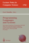 Programming Languages and Systems : 9th European Symposium on Programming, ESOP 2000 Held as Part of the Joint European Conferences on Theory and Practice of Software, ETAPS 2000 Berlin, Germany, Marc - Book