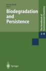 Biodegradation and Persistence - eBook
