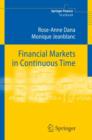 Financial Markets in Continuous Time - Book
