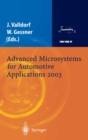 Advanced Microsystems for Automotive Applications 2003 - eBook