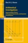 Arithmetical Investigations : Representation Theory, Orthogonal Polynomials, and Quantum Interpolations - eBook
