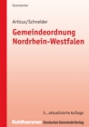 Gemeindeordnung Nordrhein-Westfalen : Kommentar - eBook