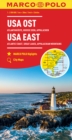 USA East Marco Polo Map : Atlantic Coast, Great Lakes and Appalachian Mountains - Book