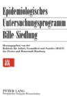 Epidemiologisches Untersuchungsprogramm Bille-Siedlung - Book