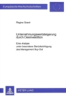 Unternehmungswertsteigerung durch Desinvestition : Eine Analyse unter besonderer Beruecksichtigung des Management Buy-Out - Book