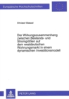 Der Wirkungszusammenhang zwischen Bestands- und Stromgroeen auf dem westdeutschen Wohnungsmarkt in einem dynamischen Investitionsmodell - Book