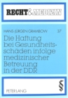 Die Haftung bei Gesundheitsschaeden infolge medizinischer Betreuung in der DDR - Book