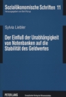 Der Einflu der Unabhaengigkeit von Notenbanken auf die Stabilitaet des Geldwertes - Book