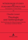 Theologie und Anthropologie : Die Erziehung des Menschengeschlechts bei Johann Gottfried Herder - Book