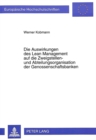 Die Auswirkungen des Lean Management auf die Zweigstellen- und Abteilungsorganisation der Genossenschaftsbanken - Book