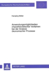 Anwendungsmoeglichkeiten chaostheoretischer Verfahren bei der Analyse oekonomischer Prozesse - Book