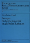 Europas Sicherheitspolitik im globalen Rahmen - Book