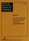 Die stille Gesellschaft im internationalen Steuerrecht aus deutscher Sicht - Book