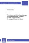 Vermoegensrechtliche Auswirkungen nachfolgesteuernder Klauseln bei oHG und GmbH fuer die ausgeschlossenen Erben - Book