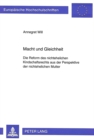 Macht und Gleichheit : Die Reform des nichtehelichen Kindschaftsrechts aus der Perspektive der nichtehelichen Mutter - Book