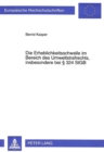 Die Erheblichkeitsschwelle im Bereich des Umweltstrafrechts, insbesondere bei  324 StGB : Bagatellkriminalitaet im Umweltstrafrecht - Book