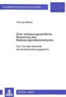 Eine verfassungsrechtliche Bewertung des Betaeubungsmittelstrafrechts : Zum Cannabis-Beschlu des Bundesverfassungsgerichts - Book