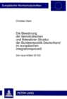 Die Bewahrung der demokratischen und foederativen Struktur der Bundesrepublik Deutschland im europaeischen Integrationsproze : Der neue Artikel 23 GG - Book