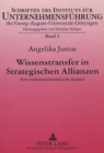 Wissenstransfer in Strategischen Allianzen : Eine verhaltenstheoretische Analyse - Book