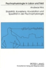 Stabilitaet, Konsistenz, Kovariation und Spezifitaet in der Psychophysiologie - Book