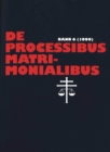 De processibus matrimonialibus : Fachzeitschrift zu Fragen des kanonischen Ehe- und Prozerechtes, Band 6 (1999) - Book