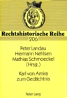 Karl von Amira zum Gedaechtnis - Book