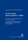 De processibus matrimonialibus : Fachzeitschrift zu Fragen des kanonischen Ehe- und Prozerechtes, Band 7 (2000) - Book