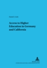 Access to Higher Education in Germany and California - Book
