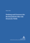 Umfang und Grenzen der Rechtsaufsicht ueber die Deutsche Welle - Book