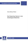 Die Dissenting Opinion in Der Schiedsgerichtsbarkeit - Book