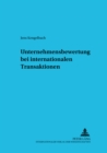 Unternehmensbewertung bei internationalen Transaktionen - Book