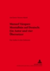 Manuel Vazquez Montalban auf Deutsch:- Ein Autor und vier Uebersetzer : Das "Andere" in den Zieltexten - Book
