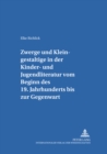 Zwerge und Kleingestaltige in der Kinder- und Jugendliteratur vom Beginn des 19. Jahrhunderts bis zur Gegenwart - Book