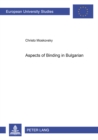 Aspects of Binding in Bulgarian - Book