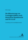 Die Bilanzierung Von Leasinggeschaeften Nach Deutschem Handelsrecht Und Us-GAAP : Darstellung Und Zweckmaessigkeitsanalyse - Book