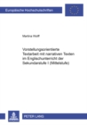 Vorstellungsorientierte Textarbeit mit narrativen Texten im Englischunterricht der Sekundarstufe I (Mittelstufe) - Book