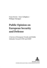 Public Opinion on European Security and Defense : A Survey of European Trends and Public Attitudes Toward CFSP and ESDP - Book