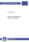 Beethovens Klaviersatz - Technik Und Stilistik - Book